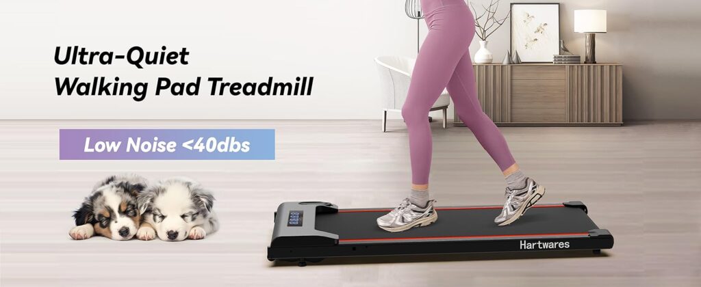 Compact walking treadmill ideal for small apartments or shared workspaces