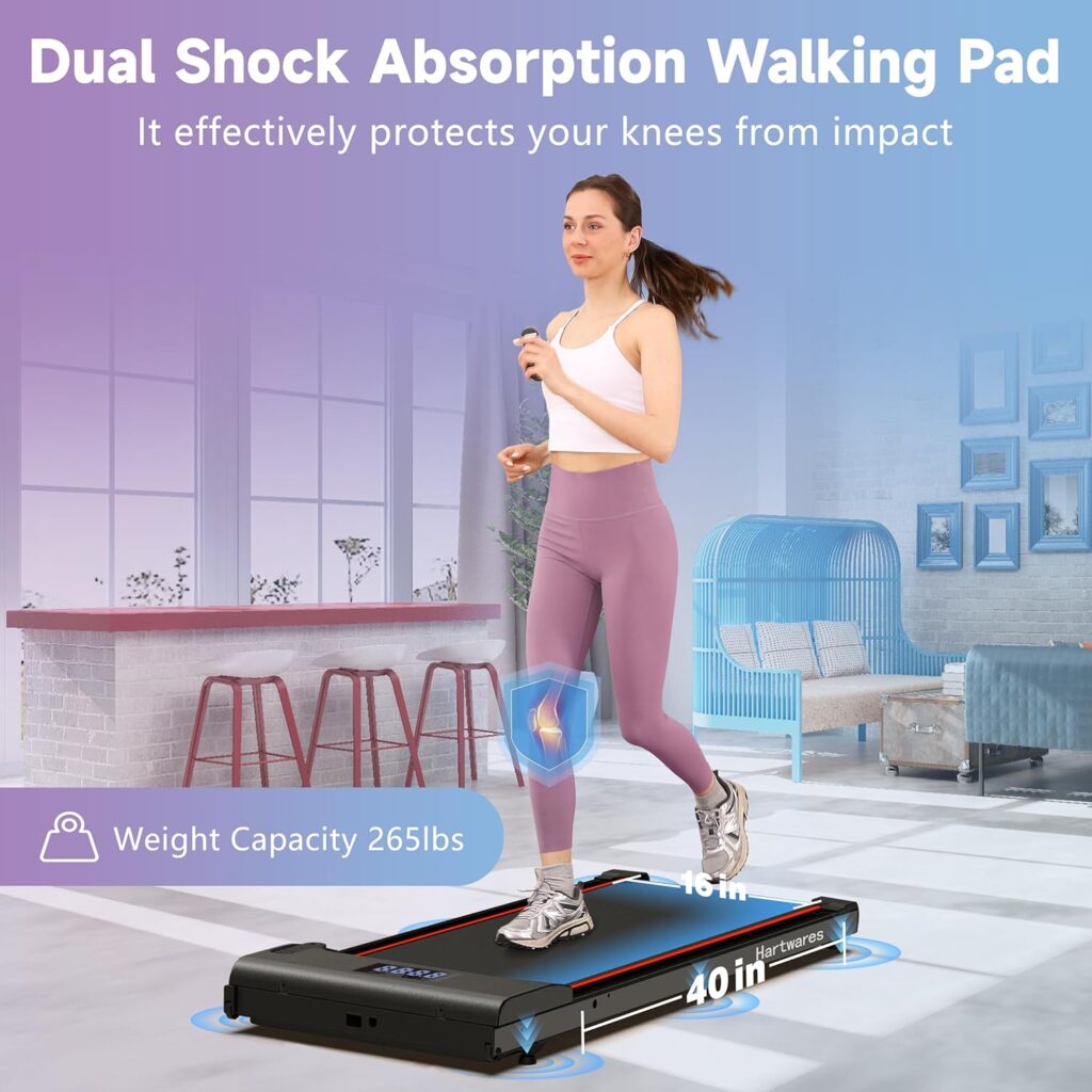 265 lbs capacity walking treadmill