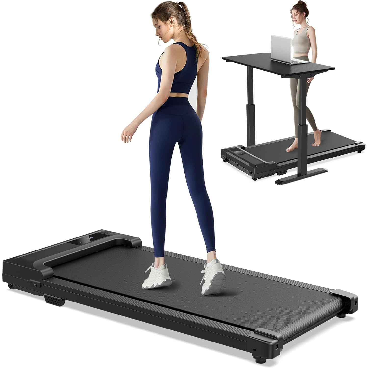 Buztrio Walking Pad is a compact under-desk treadmil